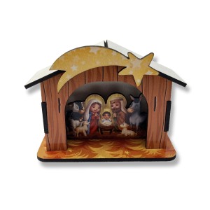 IM32120 - Presépio MDF - 11,5x9cm