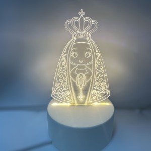 LU1970100 - Luminária N. Sra. Aparecida Led- 16,5x9,5cm