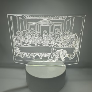 LU1970142 - Luminária Santa Ceia Led-  16x15cm