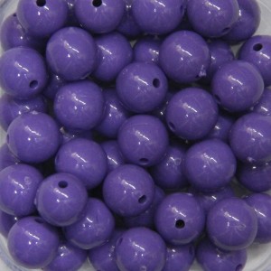 CTM050060P20G - Contas Bolinhas Acrílico Lilás c/ 20 gramas - 8mm (53)