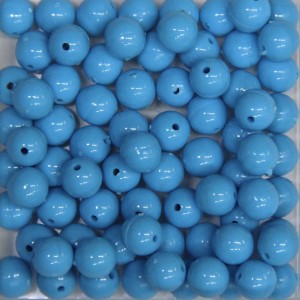 CTM050011P20G - Contas Bolinhas Acrílico Azul c/ 20 gramas - 8mm (38)