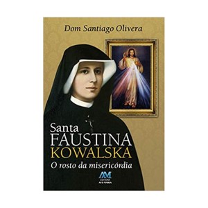 LI116454 - Santa Faustina Kowalska O Rosto da Misericórdia - 18x12cm