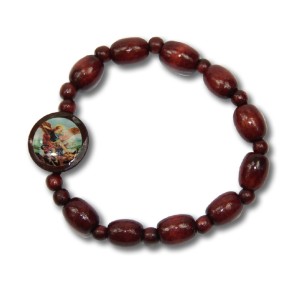 PU760290 - Pulseira São Miguel Arcanjo  -  8x1,6cm