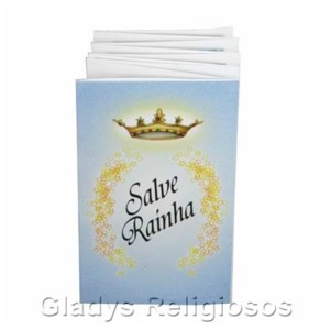 OS14002 - Oração Salve Rainha Sanfonada - 9x5cm