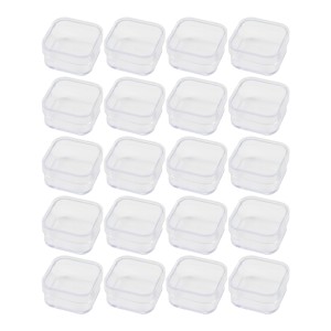 EM2122P20 - Caixa de Acrílico Quadrada c/ 20un. - 4x4cm