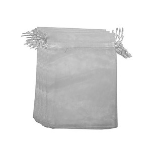 EM9630P12 - Saco de Organza Branca c/ 12un. 10x15cm