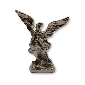 IM89811 - Imagem São Miguel Arcanjo Metal Níquel - 5x5cm