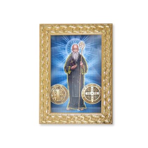 QD91101 - Quadro São Bento - 13x18cm