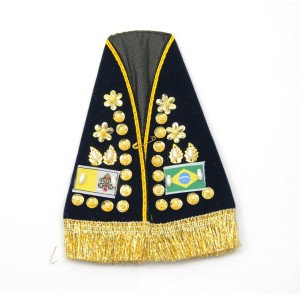 MT7804 - Manto de N. Sra. Aparecida - 15x12cm