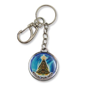 CH1090001 - Chaveiro N. Sra. Aparecida Duplo Resinado - 12x3,5cm