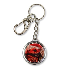 CH1090036 - Chaveiro Mãos Ensanguentadas Duplo Resinado - 12x3,5cm