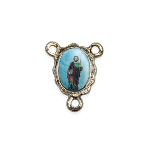 ET1671426P5 - Entremeio São Judas Tadeu Resinado c/ 5un. - 1,9x1,5cm