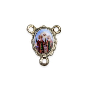 ET1671427P5 - Entremeio São Cosme e Damião Resinado c/ 5un. - 1,9x1,5cm