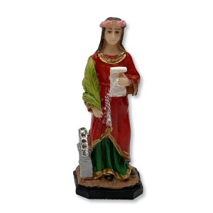 IM1720040 - Imagem Santa Cecília Resina - 8x3cm