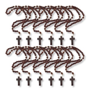 TE9700022P12 - Terço Madeira c/ 12un. - 35cm