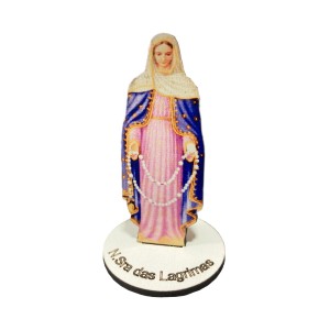 AO291012 - Pedestal N. Sra. Das Lágrimas MDF - 9x5cm