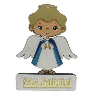 PE721885 - Pedestal São Gabriel Arcanjo MDF - 15x10cm