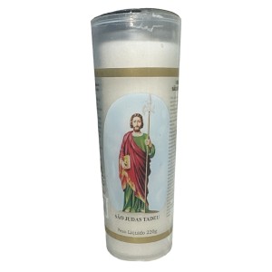 VE155226 - Vela de 7 dias São Judas Tadeu - 17x5cm