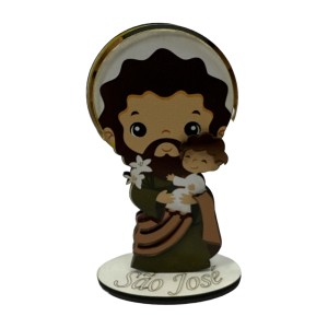 PE721600 - Pedestal São José MDF - 12,5x7,5cm