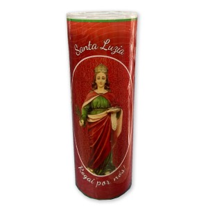 VE155209 - Vela Santa Luzia de 7 dias - 17x5cm