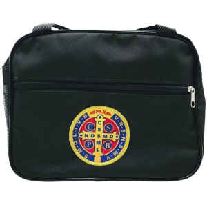 BS1990180 - Bolsa Porta Bíblia São Bento Preta - 25x20cm