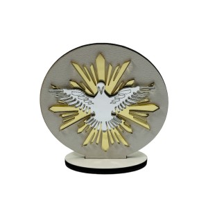 DF1980199 - Pedestal Divino Espírito Santo - 10x9,6cm