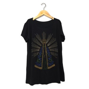 BB13105 - Bata N. Sra. Aparecida Preta