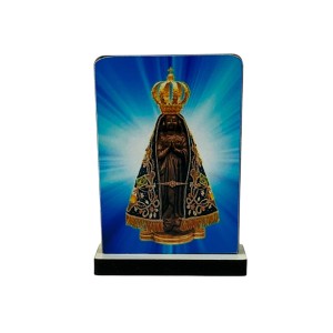AO292500 - Pedestal N. Sra. Aparecida MDF - 7,5x5,5cm