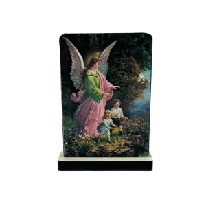 AO292586 - Pedestal Anjo da Guarda MDF - 7,5x5,5cm