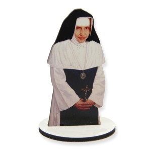 AO291005 - Pedestal Santa Dulce dos Pobres (Irmã Dulce) MDF - 8,5x5,3cm