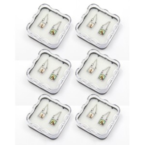 ES43001P6 - Escapulário N. Sra. Do Carmo Aço Inox c/ 6un. - 61x1cm (R073)