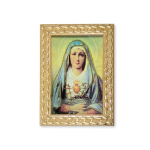 QD91031 - Quadro N. Sra. Das Dores - 13x18cm