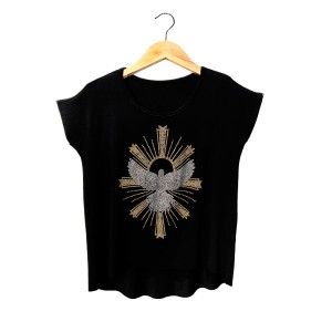 BB13380 - Bata Divino Espírito Santo Preta