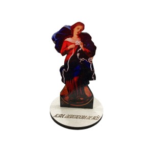 AO291014 - Pedestal N. Sra. Desatadora dos Nós MDF - 8,5x5,2cm