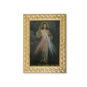 QD91105 - Quadro Jesus Misericordioso - 13x18cm