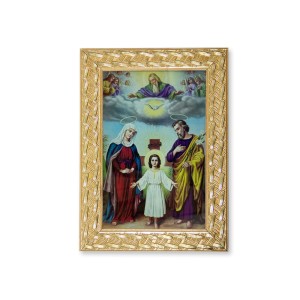 QD91215 - Quadro Sagrada Família - 13x18cm
