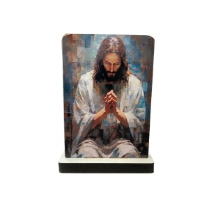 AO292567 - Pedestal Jesus Cristo MDF - 7,5x5,5cm