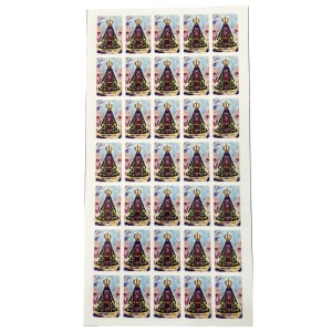 AD11601 - Adesivos N. Sra. Aparecida (Cartela c/ 35un.) - 2,5x1,8cm