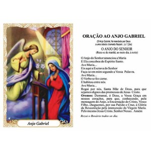 OP41802P100 - Oração São Gabriel Arcanjo c/ 100un. - 6x4cm