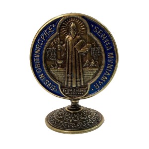 AO295041 - Pedestal Medalha de São Bento - 8,5x6,5cm