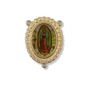 ET1955020 - Entremeio N. Sra. De Guadalupe Dourado Resinado 1un. - 4X3cm