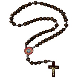 TE940899 - Terço Divino Espírito Santo Madeira  - 37cm