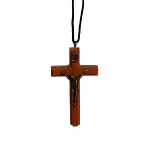 CC361250 - Cordão c/ Crucifixo Madeira  - 40cm (378)
