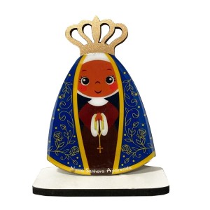 PE722500 - Pedestal N. Sra. Aparecida MDF - 13,5x10,5cm