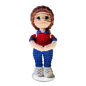 IM2030335 - Imagem de Crochê São Carlo Acutis - 16x6cm