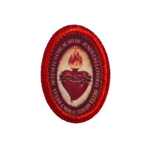 BO410100 - Bordado p/ Fita do Apostolado da Oração - 6x4,5cm