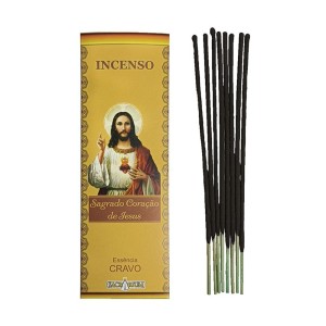 IN2020175 - Incenso Sagrado Coração de Jesus 8 Varetas - 20x4cm