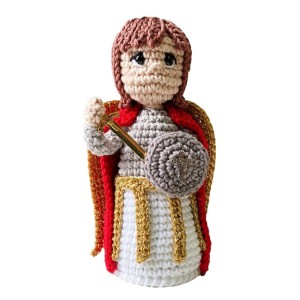 IM2030460 - Imagem de Crochê São Miguel Arcanjo - 16x9cm