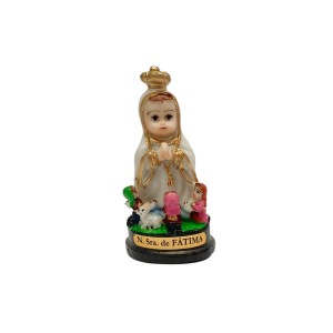 IM720008 - Imagem N. Sra. De Fátima c/ Pastorinho Baby - 8,5x5cm