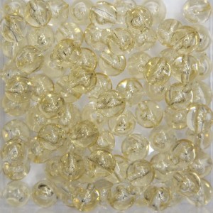 CTM050007P250G - Contas Bolinhas Acrílico Bege Transparente c/ 250 gramas - 8mm (013)